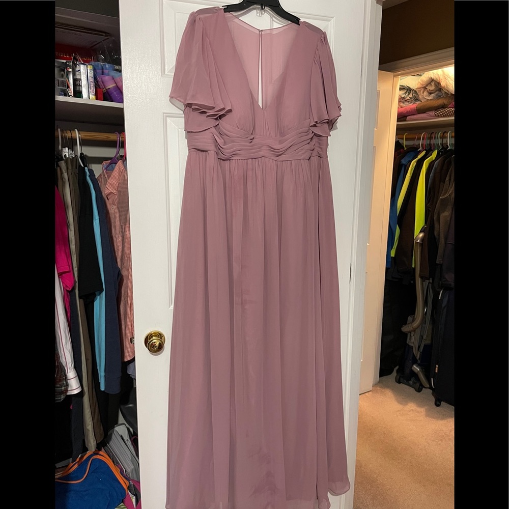 COPY - COPY - Azazie Vintage Mauve bridesmaid dress